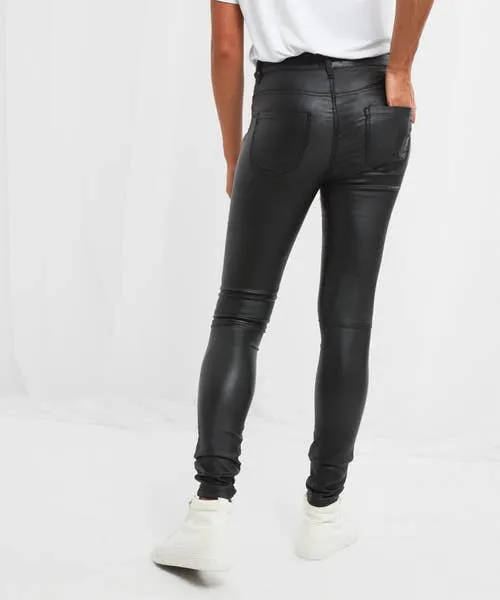 Apparel Joebrowns Rock Chick Leather Look Trousers Black Jeans and Trousers Apparel Joebrowns Rock Chick Leather Look Trousers Black Jeans and Trousers