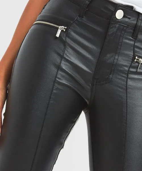 Apparel Joebrowns Rock Chick Leather Look Trousers Black Jeans and Trousers Apparel Joebrowns Rock Chick Leather Look Trousers Black Jeans and Trousers