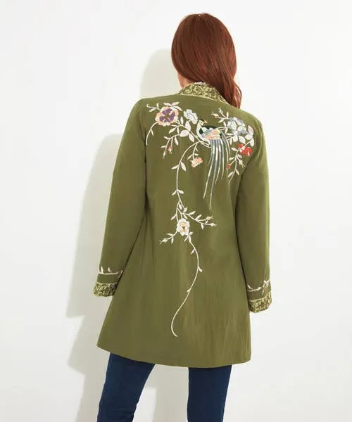 Apparel Joebrowns Summer Daze Boutique Kimono Khaki Coats and Jackets