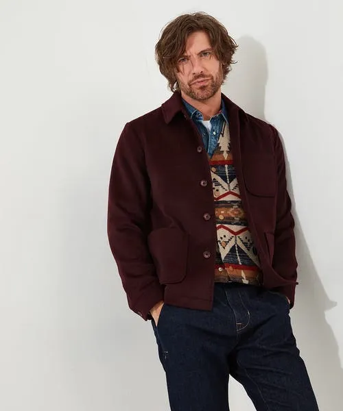 Apparel Layering Essentials Joebrowns In Style Jacket Burgundy