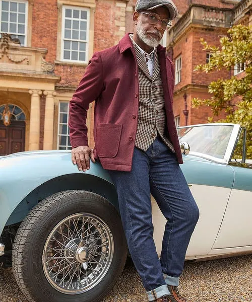 Apparel Layering Essentials Joebrowns In Style Jacket Burgundy