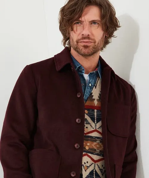 Apparel Layering Essentials Joebrowns In Style Jacket Burgundy