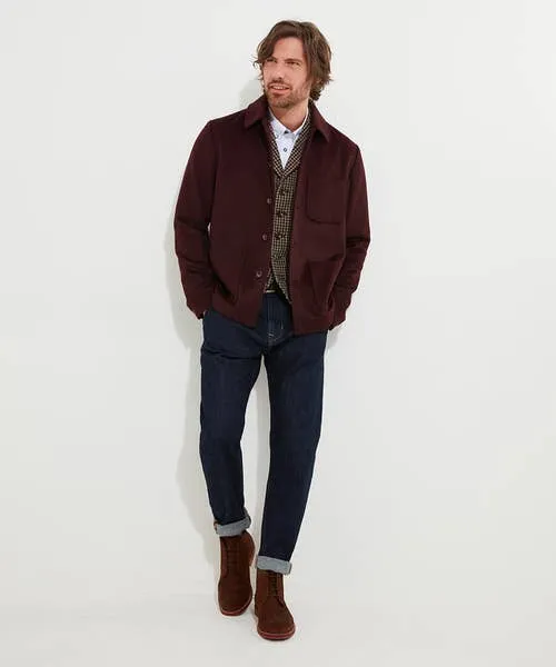 Apparel Layering Essentials Joebrowns In Style Jacket Burgundy