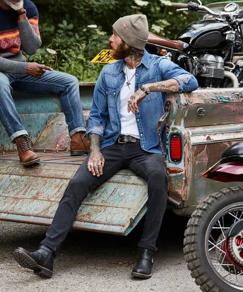 Apparel Shirts Joebrowns Loved And Lived In Denim Shirt Blue