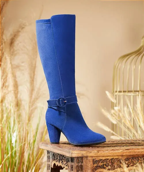Apparel Shoes Sandals and Boots Joebrowns Portobello Suede Boots Cobalt Blue
