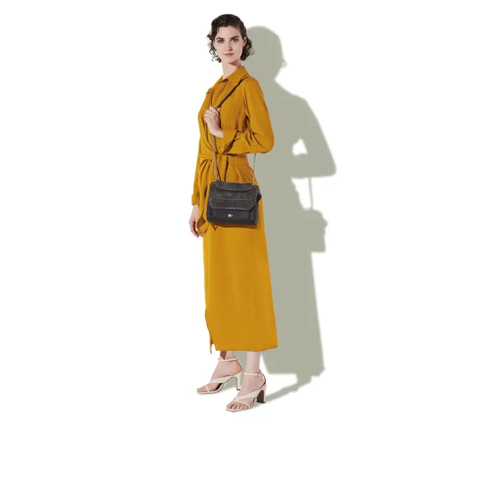 Bag With Flap Black Women Lancel The Exotics Bag With Flap Black Women Lancel The Exotics