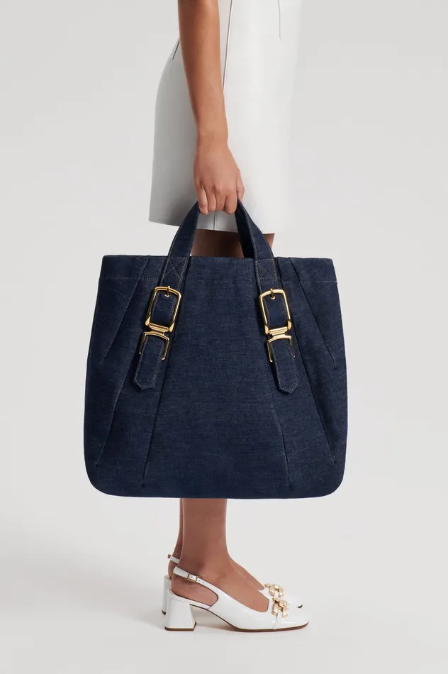 Bags TAILORED DENIM TOTE INDIGOB 8211 Scanlan Theodore Women