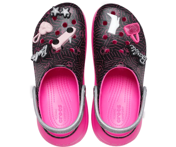 Barbie Crush Clog Black Women Crocs Clogs
