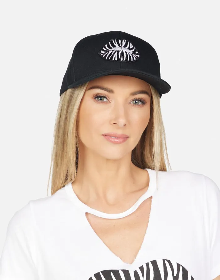 Bay Zebra Lip Black Women039s Lauren Moshi Hats