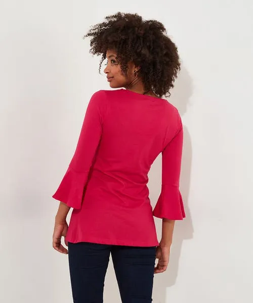Beautiful Button Longline Jersey Top Pink Tops Tunics and Blouses Joebrowns Apparel Beautiful Button Longline Jersey Top Pink Tops Tunics and Blouses Joebrowns Apparel