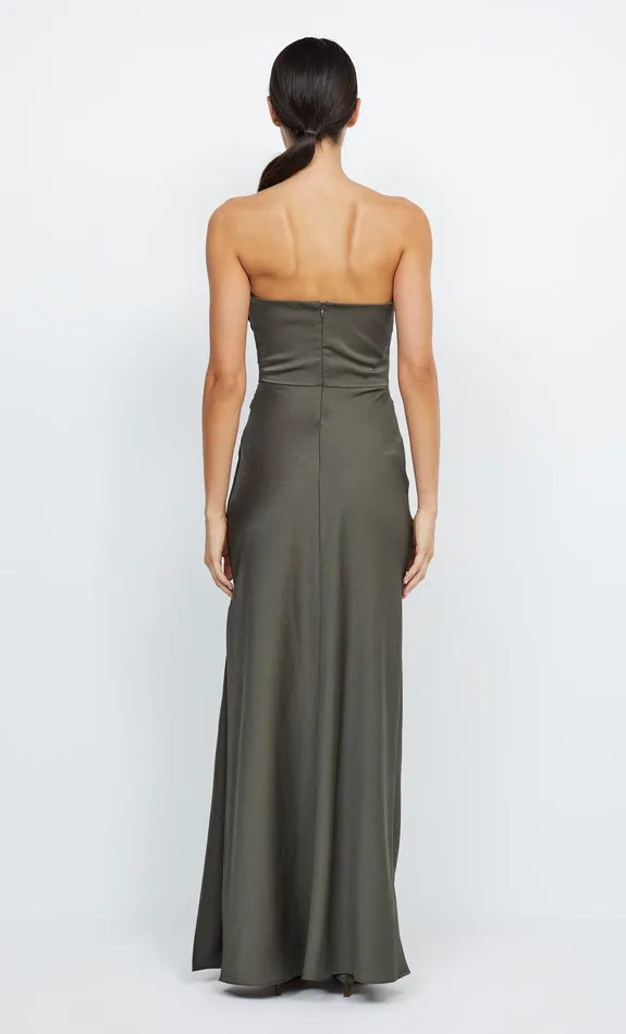 Bec Bridge Bridesmaid Dresses Women ETERNITY STRAPLESS MAXI 8211 DARK WILLOW