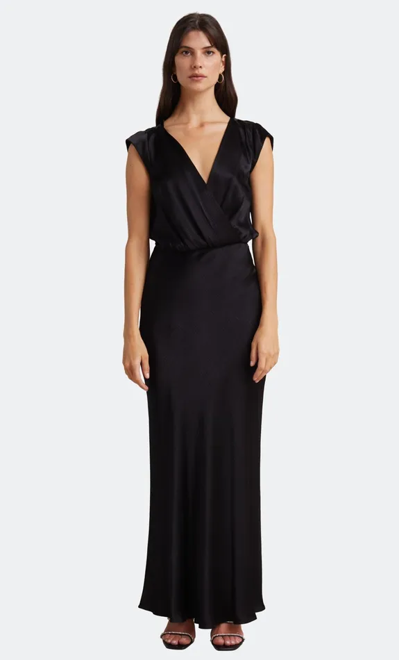 Bec Bridge Bridesmaid Dresses Women MOON DANCE MAXI DRESS 8211 BLACK