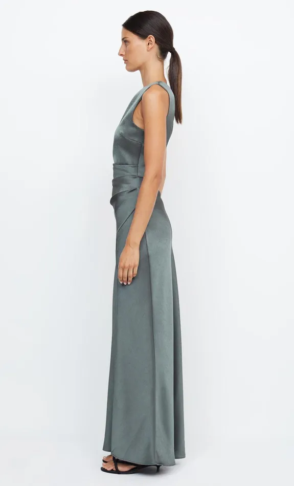 Bec Bridge Bridesmaid Dresses Women THE DREAMER ASYM DRESS 8211 DARK WILLOW