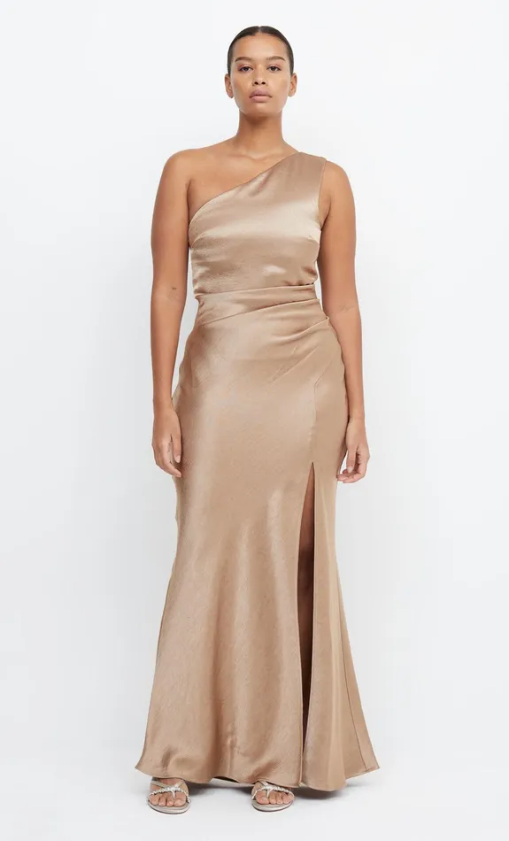 Bec Bridge Bridesmaid Dresses Women THE DREAMER ASYM DRESS 8211 GOLDEN