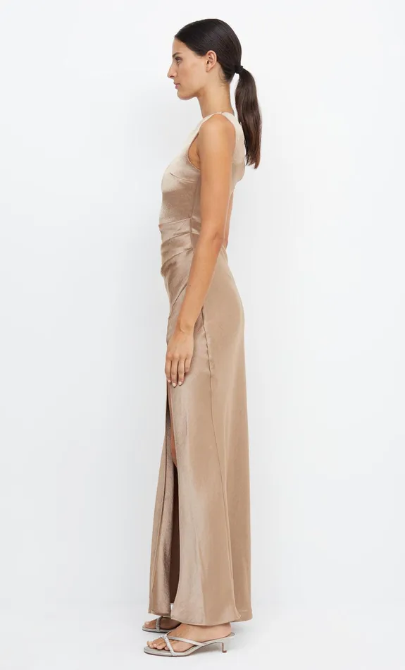 Bec Bridge Bridesmaid Dresses Women THE DREAMER ASYM DRESS 8211 GOLDEN
