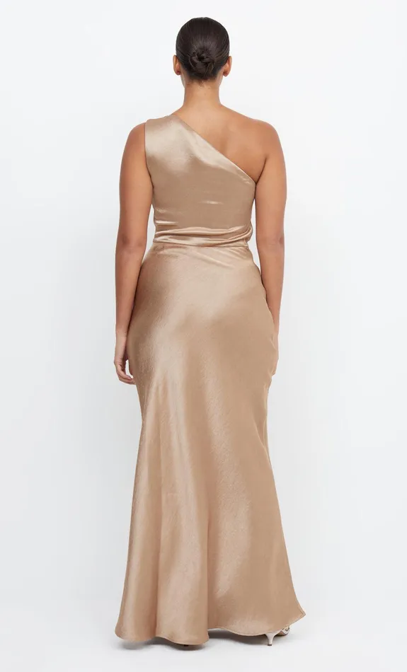 Bec Bridge Bridesmaid Dresses Women THE DREAMER ASYM DRESS 8211 GOLDEN