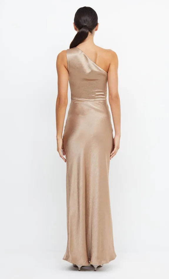 Bec Bridge Bridesmaid Dresses Women THE DREAMER ASYM DRESS 8211 GOLDEN