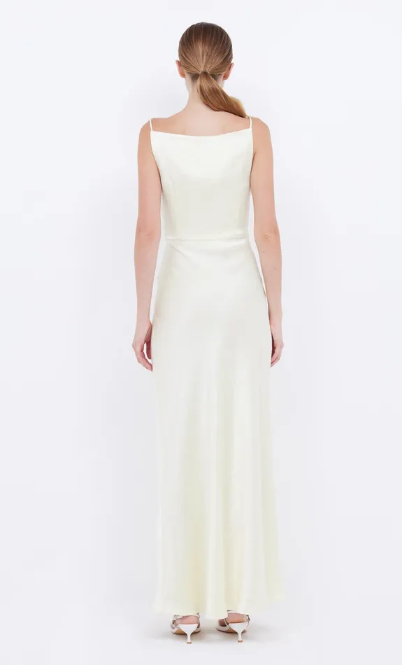 Bec Bridge Bridesmaid Dresses Women THE DREAMER MAXI DRESS 8211 ICE YELLOW