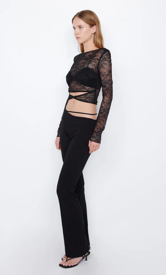 Bec Bridge Long Sleeve Women AMORAS LONG SLEEVE TOP 8211 BLACK