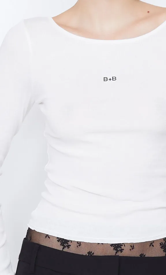 Bec Bridge Long Sleeve Women BB LONG SLEEVE TOP 8211 IVORY