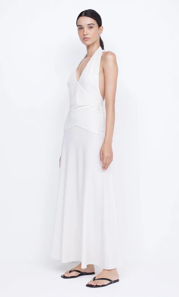 Bec Bridge Maxi Dresses Women BLANCHE HALTER MAXI DRESS 8211 IVORY