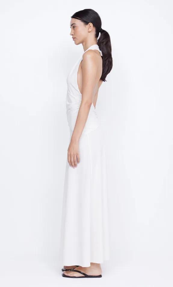Bec Bridge Maxi Dresses Women BLANCHE HALTER MAXI DRESS 8211 IVORY