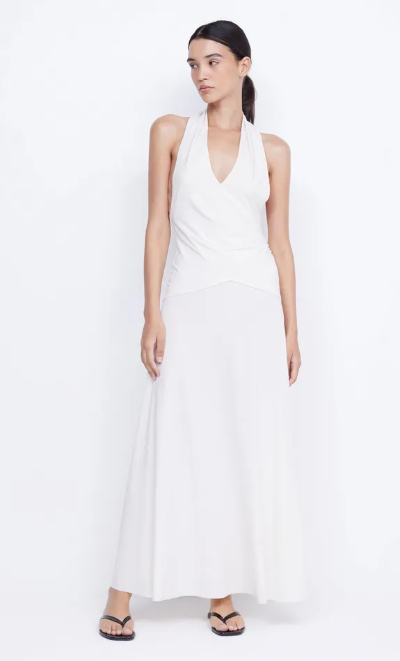 Bec Bridge Maxi Dresses Women BLANCHE HALTER MAXI DRESS 8211 IVORY