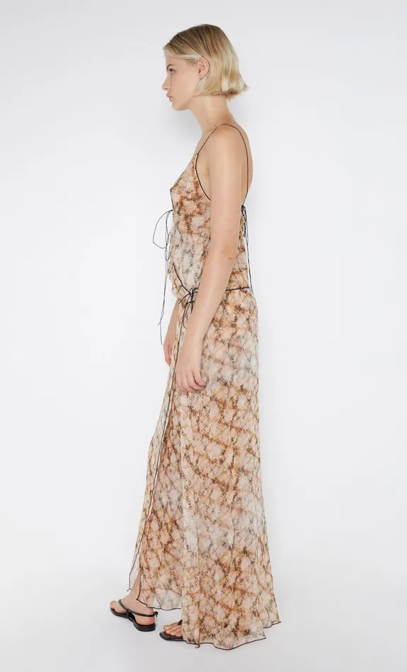 Bec Bridge Maxi Dresses Women CIEL WRAP MAXI DRESS 8211 GEO SHIBORI