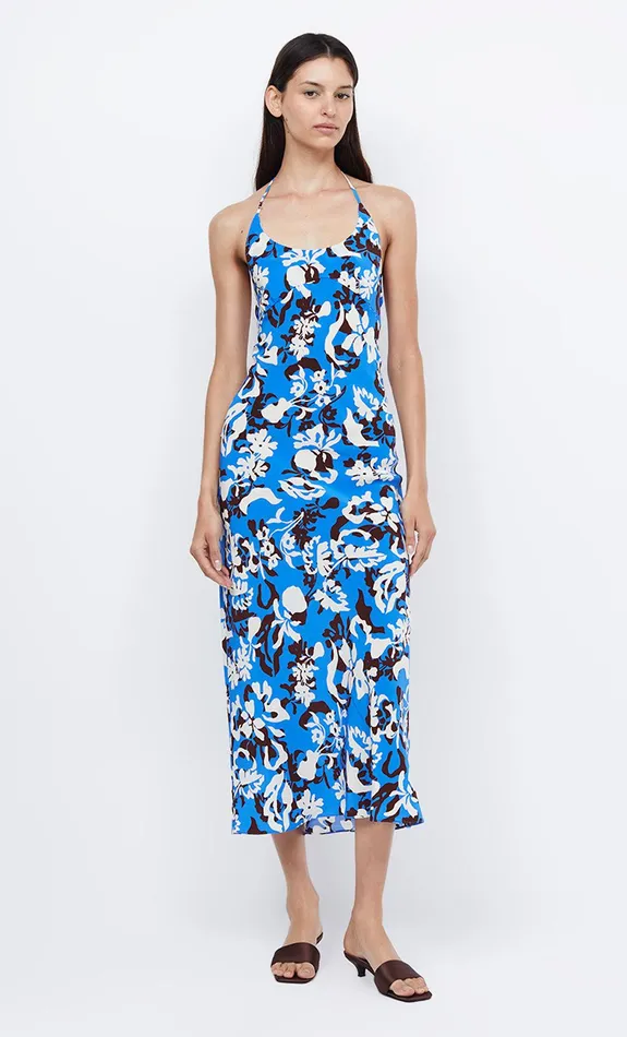 Bec Bridge Maxi Dresses Women CLARISSE HALTER MAXI DRESS 8211 BLUE LAGOON