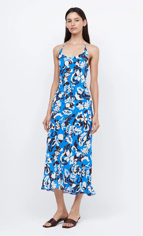 Bec Bridge Maxi Dresses Women CLARISSE HALTER MAXI DRESS 8211 BLUE LAGOON