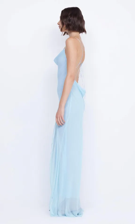 Bec Bridge Maxi Dresses Women ELZETTE SPLIT MAXI DRESS 8211 DOLPHIN BLUE