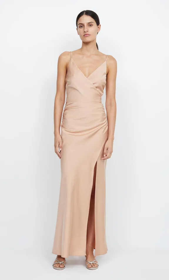 Bec Bridge Maxi Dresses Women ETERNITY V MAXI DRESS 8211 ROSE GOLD