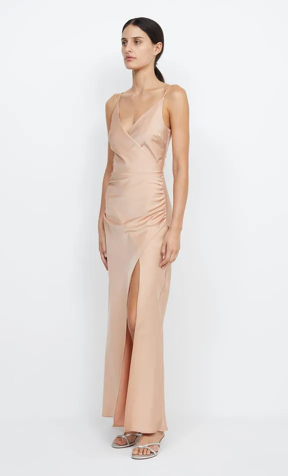 Bec Bridge Maxi Dresses Women ETERNITY V MAXI DRESS 8211 ROSE GOLD