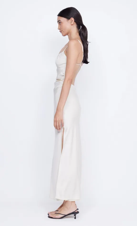 Bec Bridge Maxi Dresses Women MARI LOU GATHERED MAXI DRESS 8211 CREAM