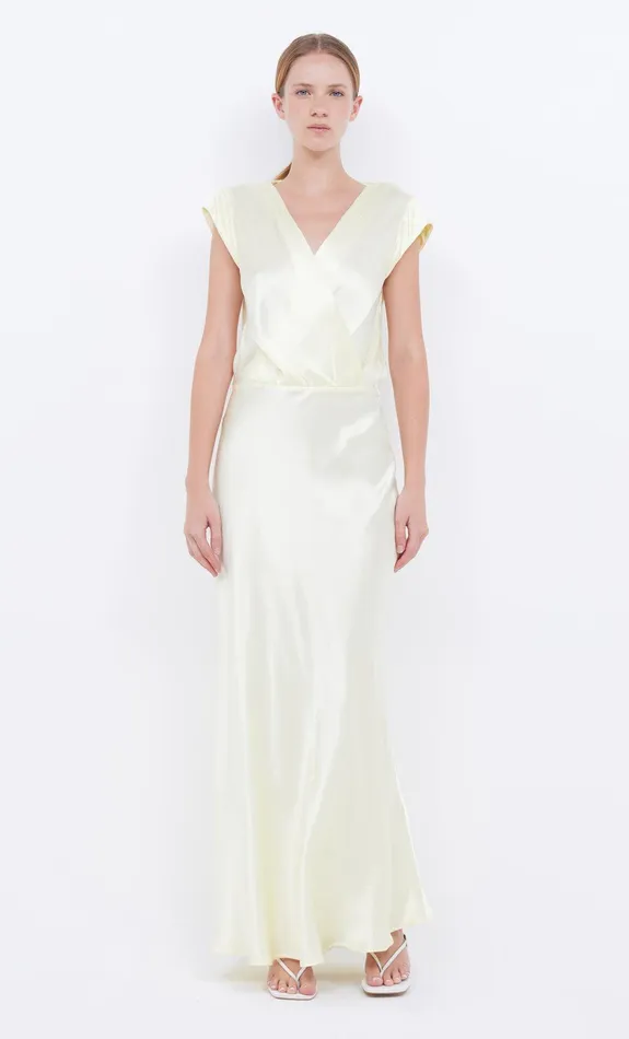 Bec Bridge Maxi Dresses Women MOON DANCE MAXI DRESS 8211 ICE YELLOW