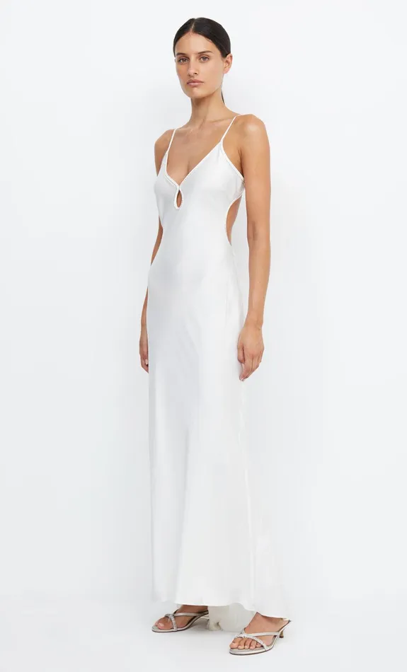 Bec Bridge Maxi Dresses Women PARADISE SILK BEADED MAXI DRESS 8211 IVORY