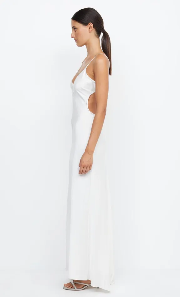 Bec Bridge Maxi Dresses Women PARADISE SILK BEADED MAXI DRESS 8211 IVORY