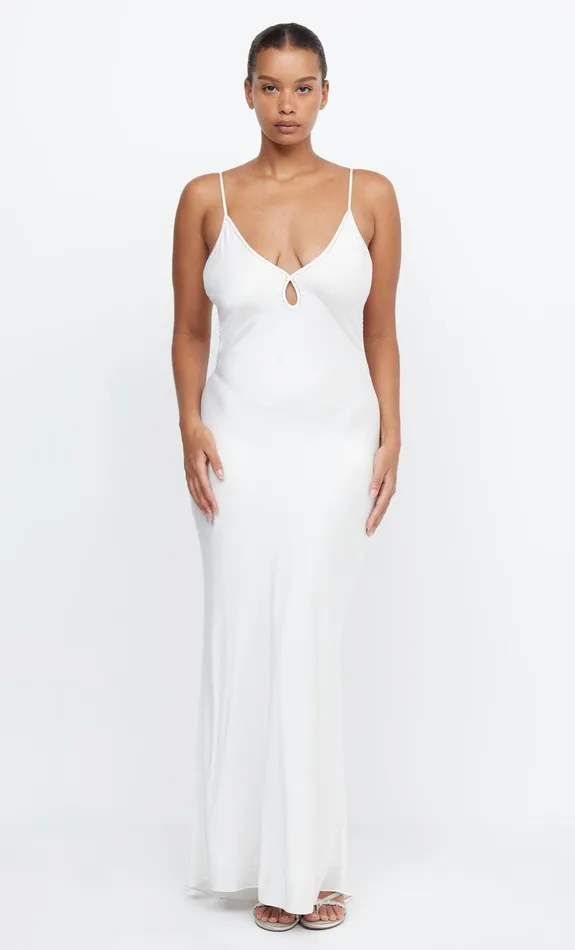 Bec Bridge Maxi Dresses Women PARADISE SILK BEADED MAXI DRESS 8211 IVORY