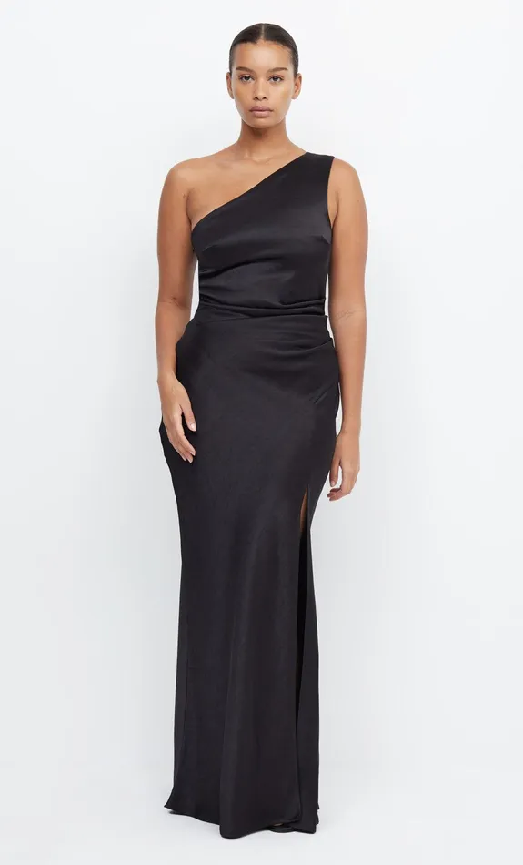 Bec Bridge Maxi Dresses Women THE DREAMER ASYM DRESS 8211 BLACK