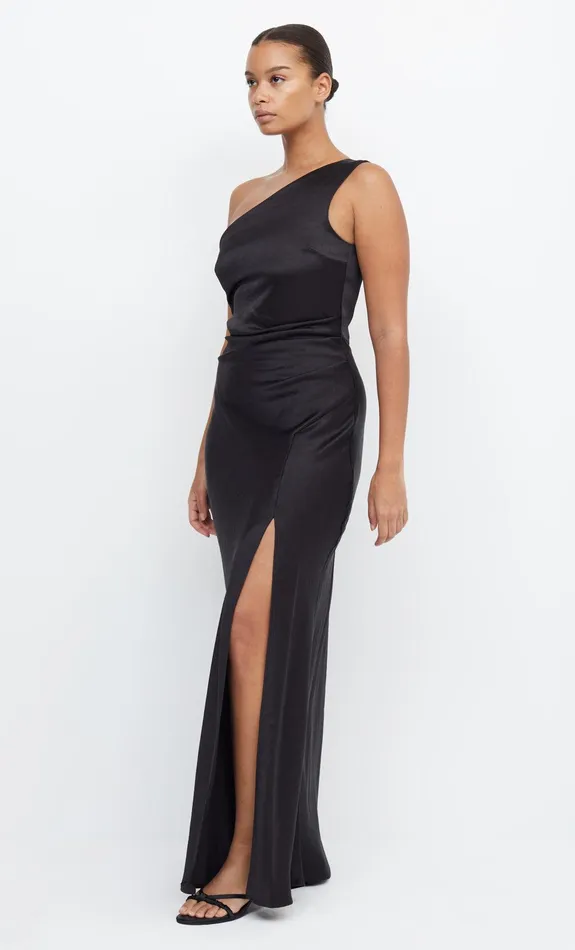 Bec Bridge Maxi Dresses Women THE DREAMER ASYM DRESS 8211 BLACK