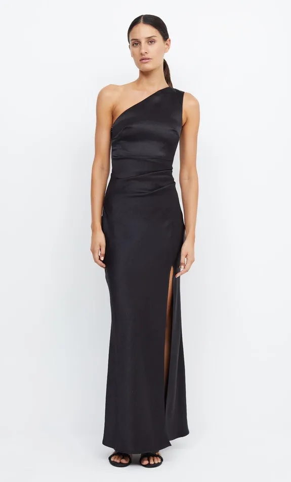 Bec Bridge Maxi Dresses Women THE DREAMER ASYM DRESS 8211 BLACK