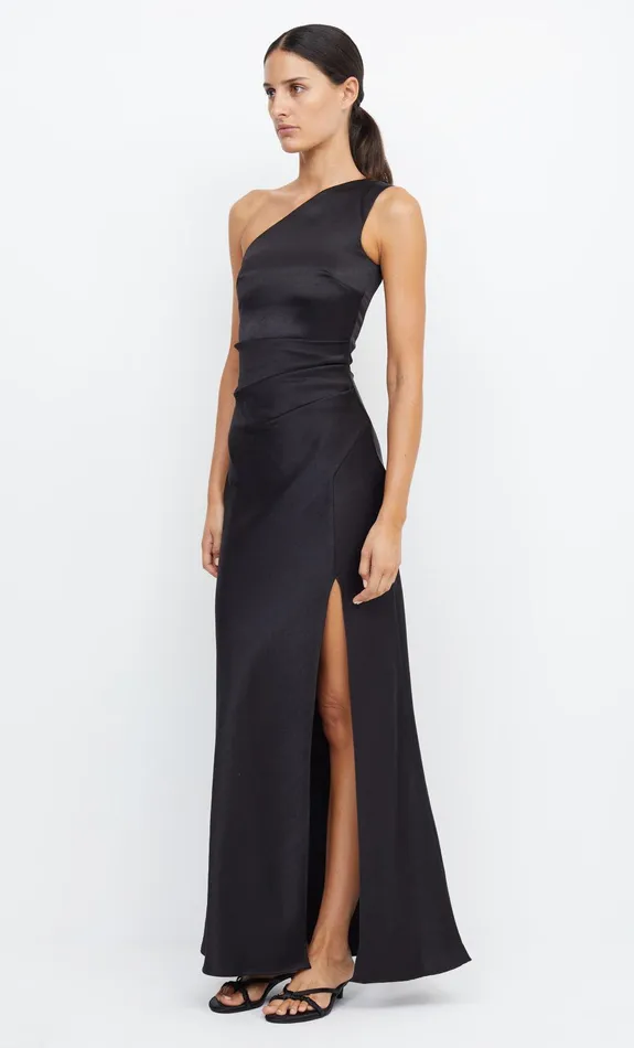 Bec Bridge Maxi Dresses Women THE DREAMER ASYM DRESS 8211 BLACK