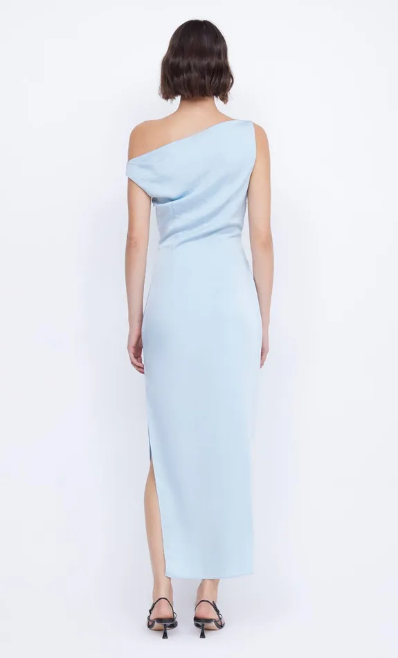Bec Bridge Midi Dresses Women ROCHELLE ASYM MIDI DRESS 8211 DOLPHIN BLUE