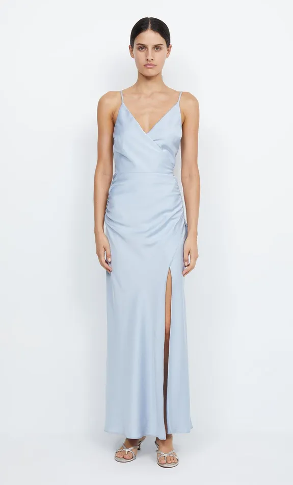 Bec Bridge Prom Dresses Women ETERNITY V MAXI DRESS 8211 DUSTY BLUE