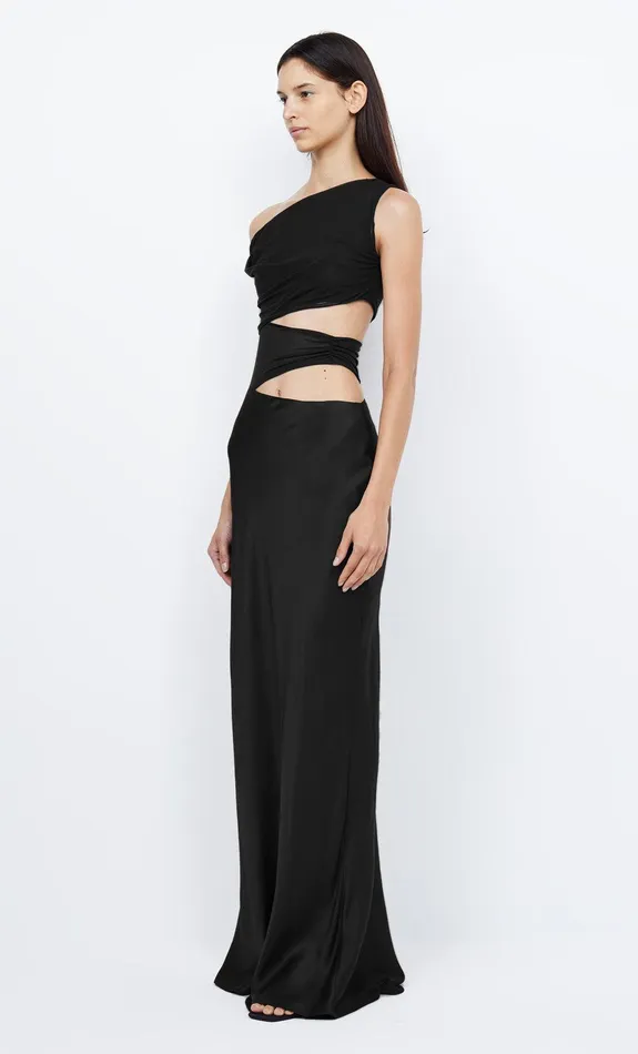 Bec Bridge Prom Dresses Women WHORL ASYM DRESS 8211 BLACK