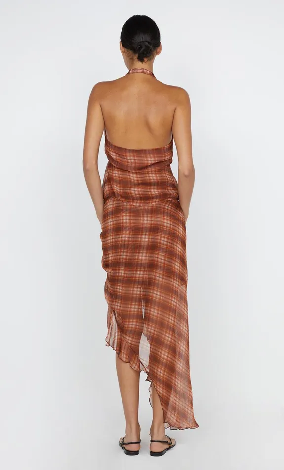 Bec Bridge Sleeveless Women DEVI HALTER TOP 8211 DESERT CHECK
