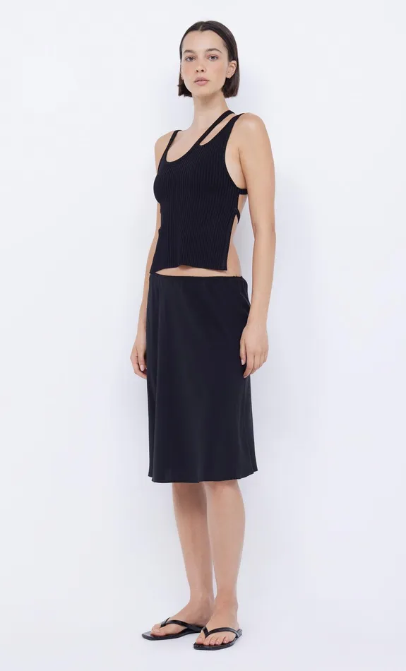 Bec Bridge Sleeveless Women HARI BACKLESS TOP 8211 BLACKBLACK