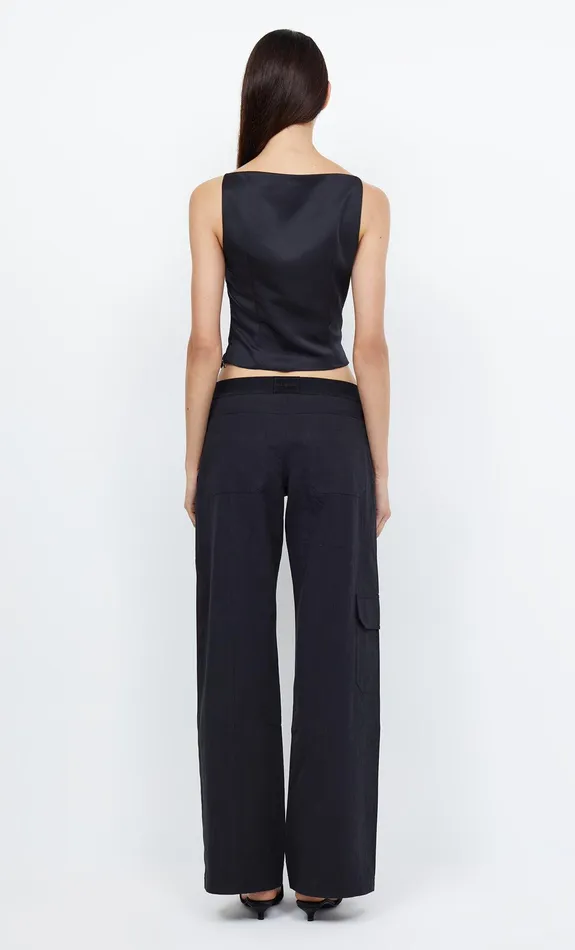 Bec Bridge Sleeveless Women JONES BOATNECK TOP 8211 BLACK