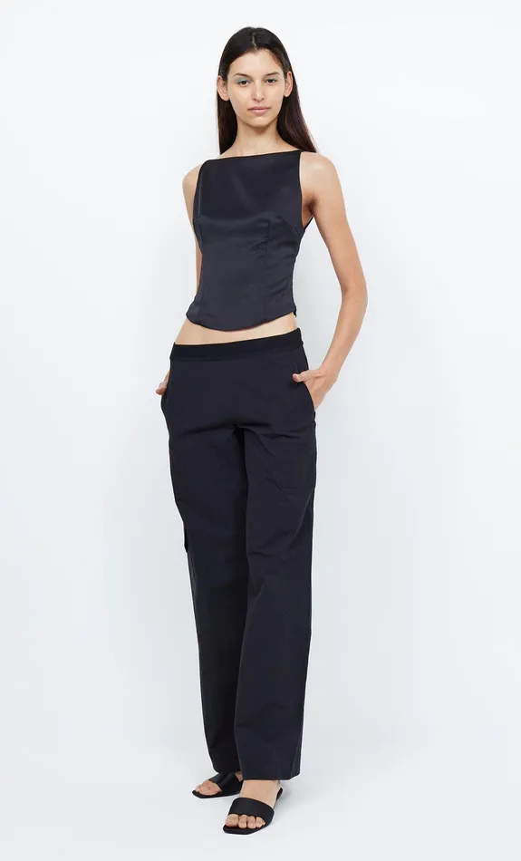 Bec Bridge Sleeveless Women JONES BOATNECK TOP 8211 BLACK