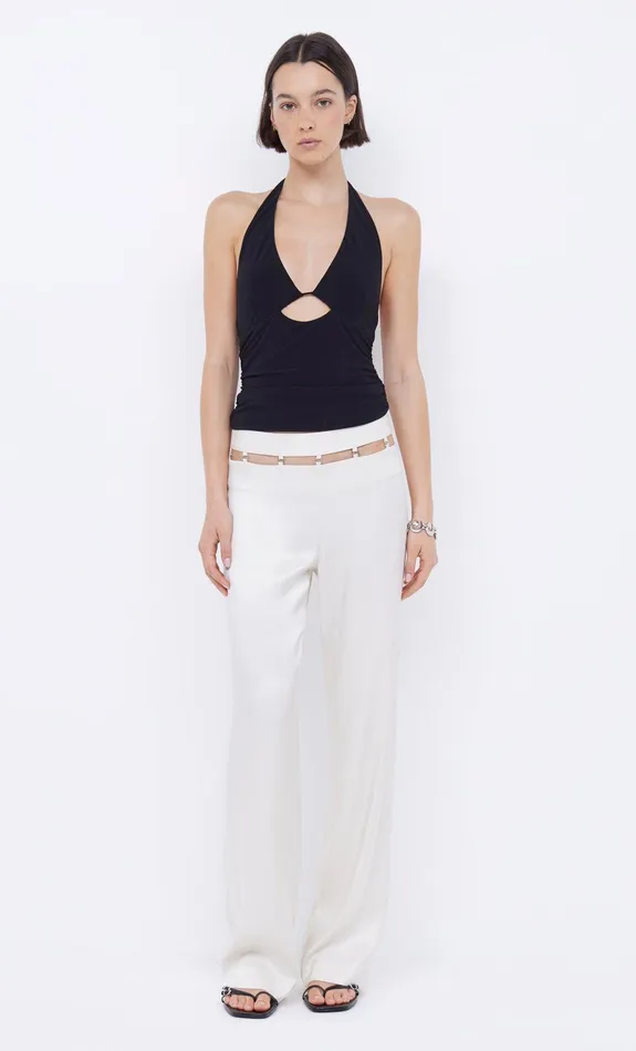 Bec Bridge Sleeveless Women NABILA HALTER TOP 8211 BLACK